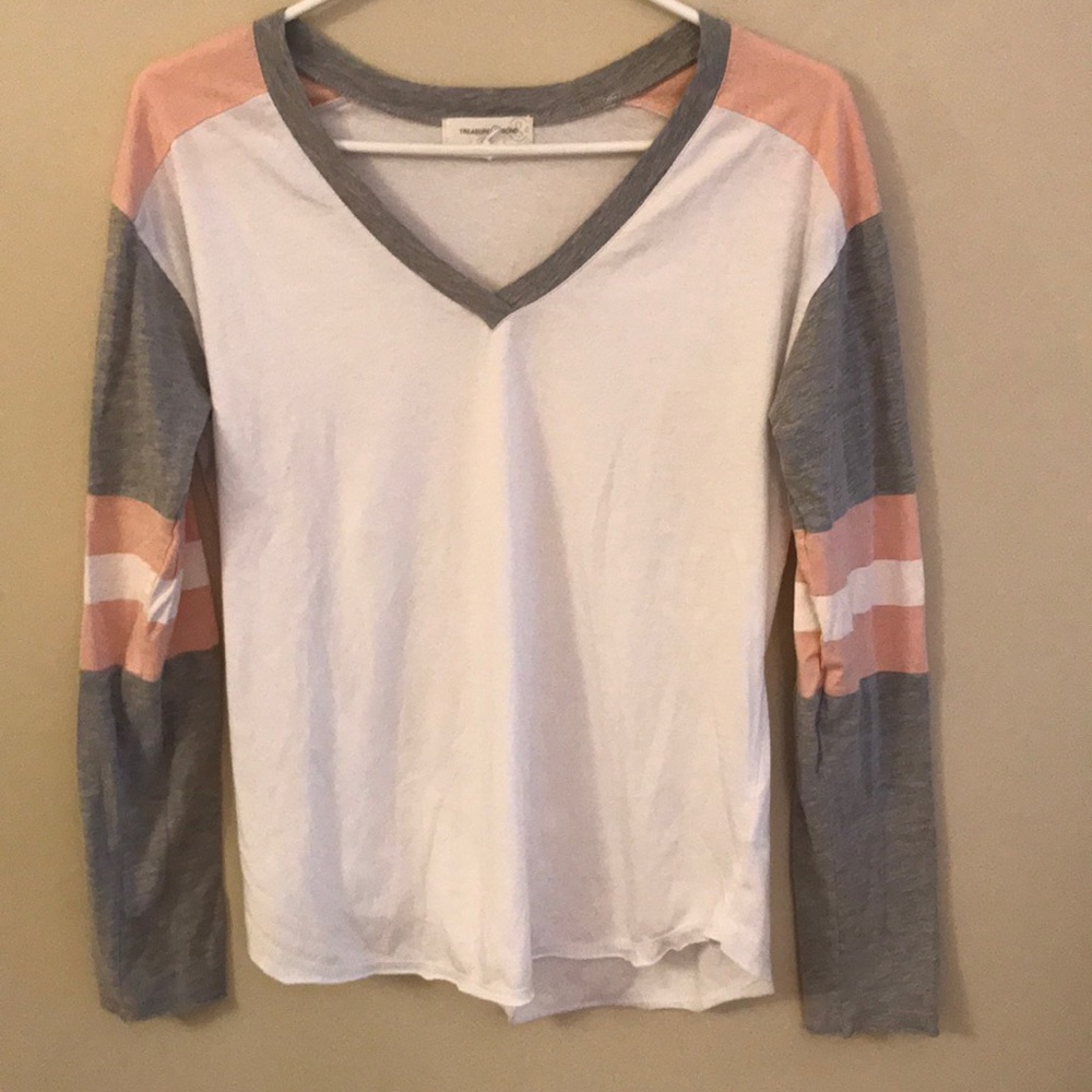 Treasure and bond varsity tee